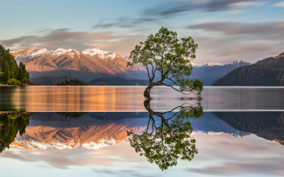 Lago Wanaka. Nueva Zelanda